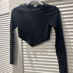 Black Long Sleeve Women's Top